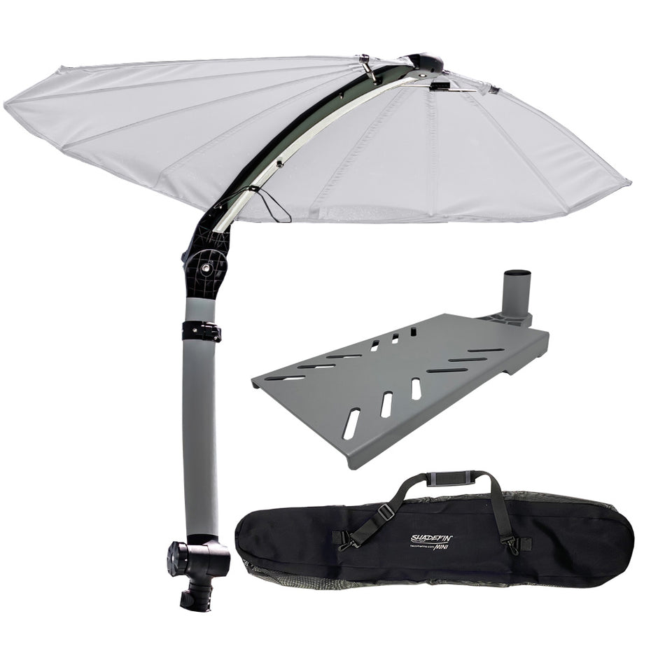 Kit de montaje para asiento giratorio con bolsa de tela blanca para toldo TACO ShadeFin Mini [T10-4000-3]