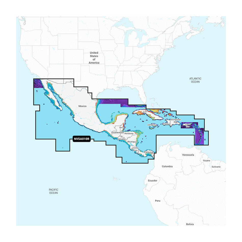 Garmin Navionics Vision+ NVSA010R Centroamérica Caribe [010-C1451-00]