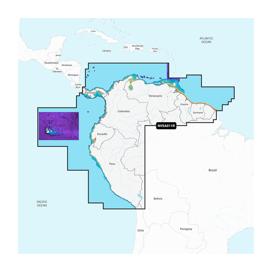 Garmin Navionics Vision+ NVSA011R América del Sur (Norte) [010-C1452-00]