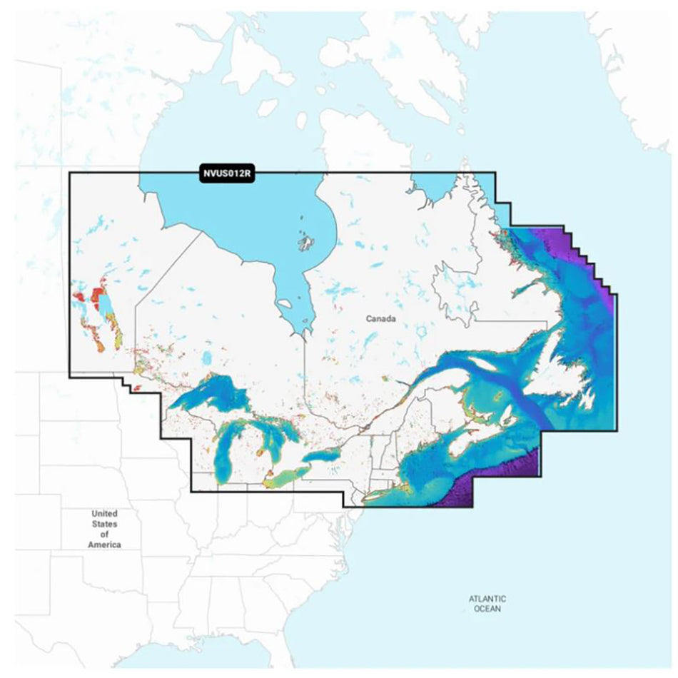 Garmin Navionics Vision+ NVUS012R Canadá, Grandes Lagos del Este [010-C1484-00]