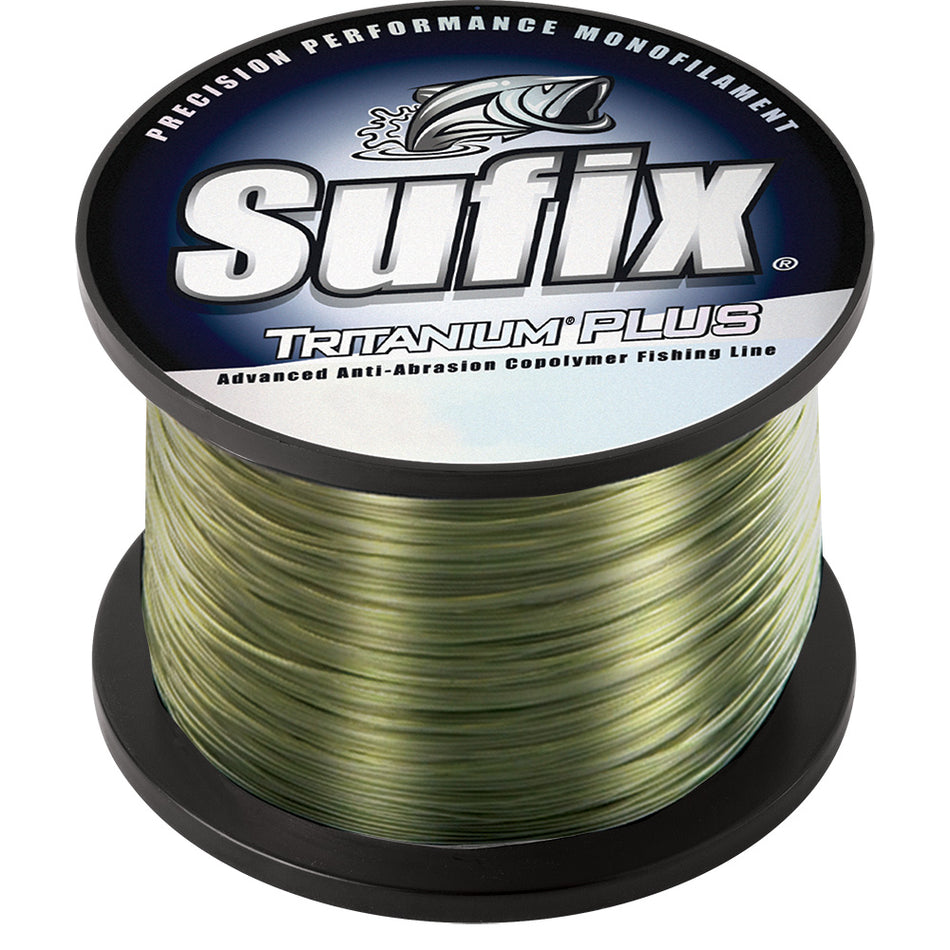 Sufix Tritanum Plus - 8 libras - Verde oscuro - 1720 yardas [696-108 g]