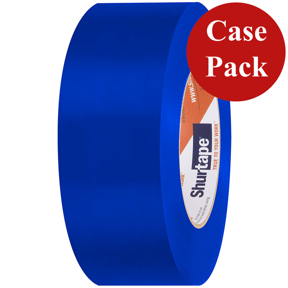 Shurtape UV-Resistant Marine Heat Shrink Tape - 48MM x 55M Roll - Straight Edge Blue *Case of 24 Rolls* [105731C]