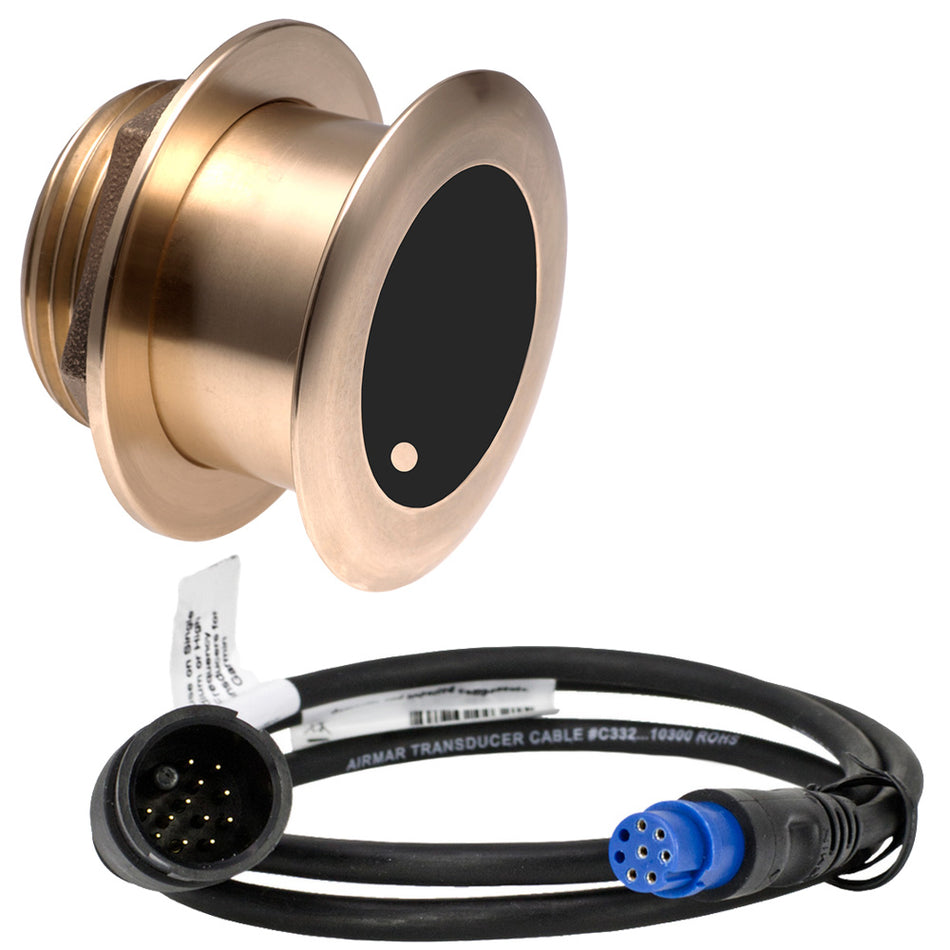 Moteur traversant Airmar B175L Bronze 12 degrés 1 kW pour Garmin avec connecteur 8 broches [B175C-12-L-8G]