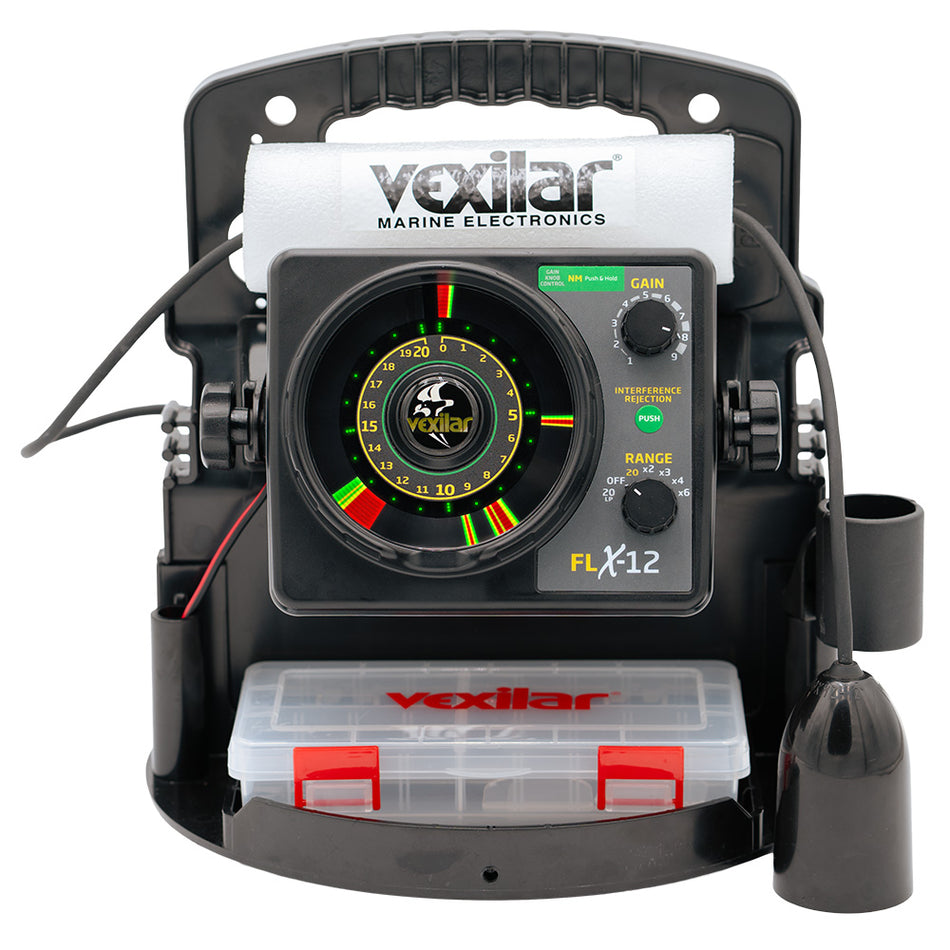 Sistema de pesca Vexilar FLX-12 Pro Pack II con inductor de hielo de 12 grados [PPX1212]