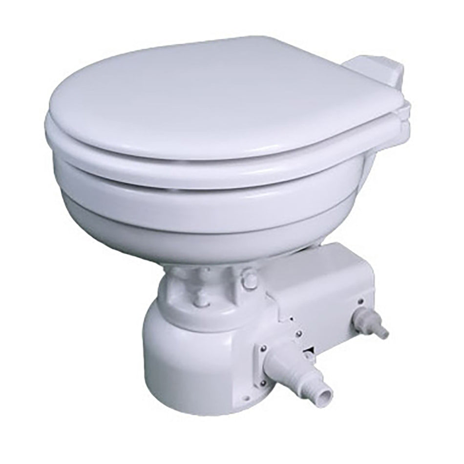 Toilettes à eau douce pressurisées Raritan Sea Era Marine Size avec panneau multifonction - Blanc - 12 V [162MF01201]