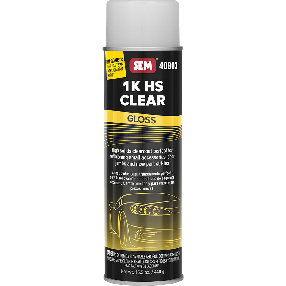 SEM 1K HS Clear - Aérosol 20 oz - Finition brillante [40903]