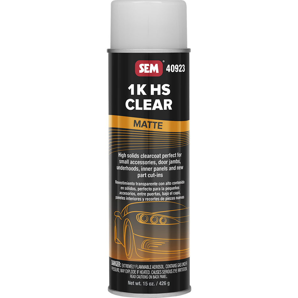 SEM 1K HS Clear - Aérosol 20 oz - Finition mate [40923]