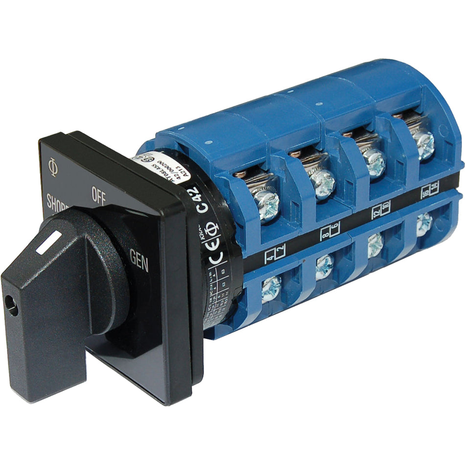 Interruptor Blue Sea 9093 CA 120 + 120/240 V CA APAGADO + 2 posiciones [9093]