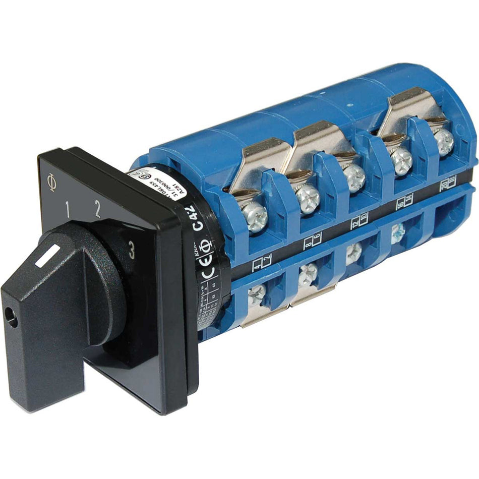 Interruptor Blue Sea 9077, CA 240 V CA 63 A APAGADO +3 posiciones [9077]