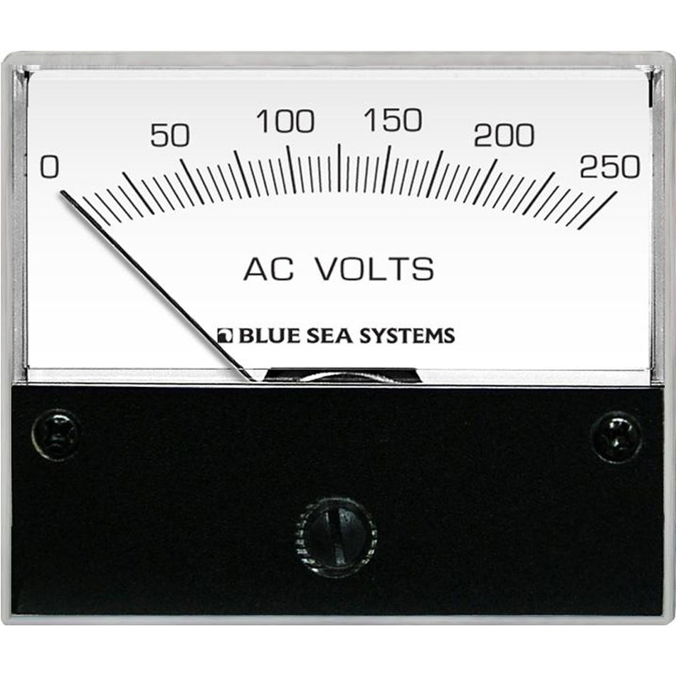 Voltímetro analógico de CA Blue Sea 9354 de 0 a 250 voltios de CA [9354]