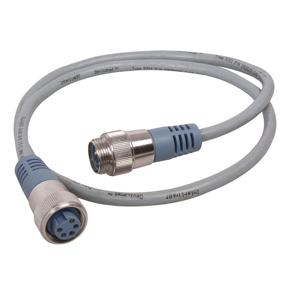 Cable de conexión de doble extremo Maretron Mini (macho a hembra), 10 m, gris [NM-NG1-NF-10.0]