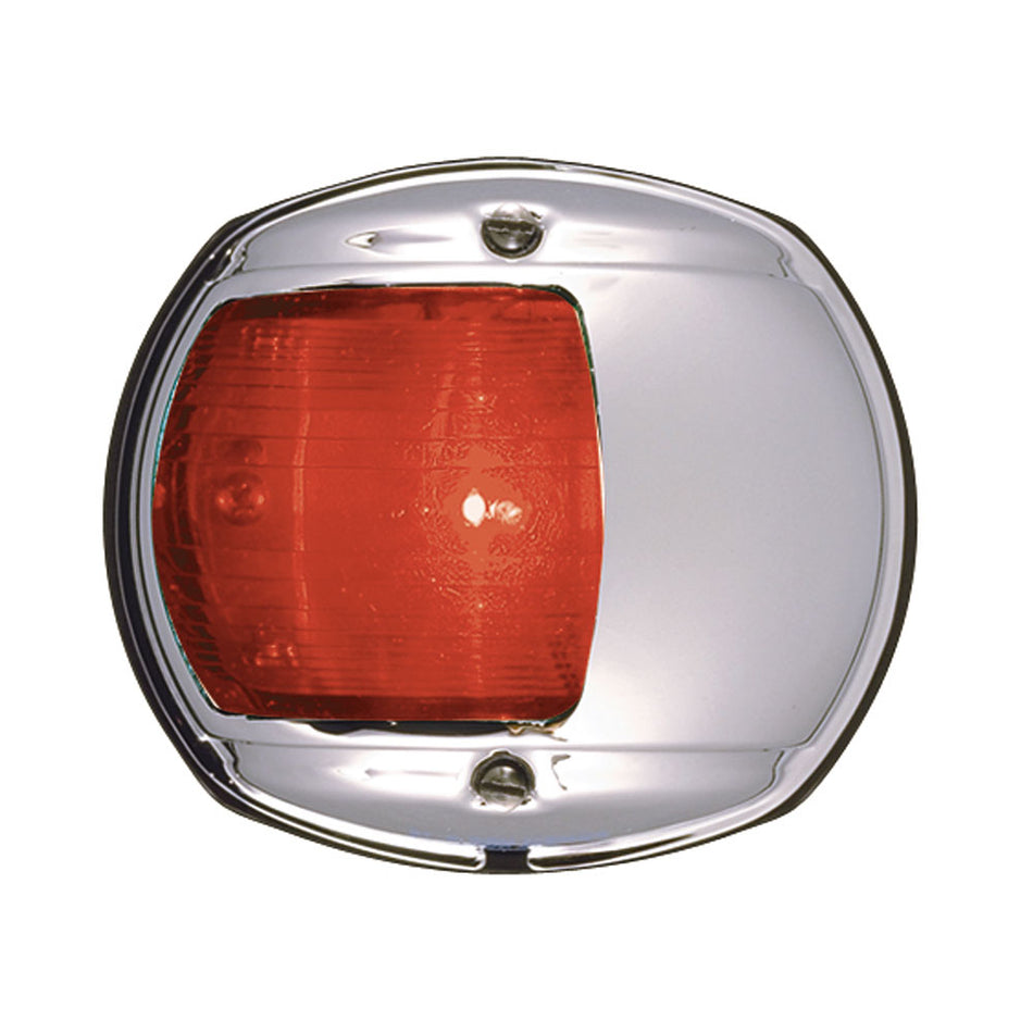 Luz lateral LED Perko - Roja - 12 V - Carcasa cromada [0170MP0DP3]