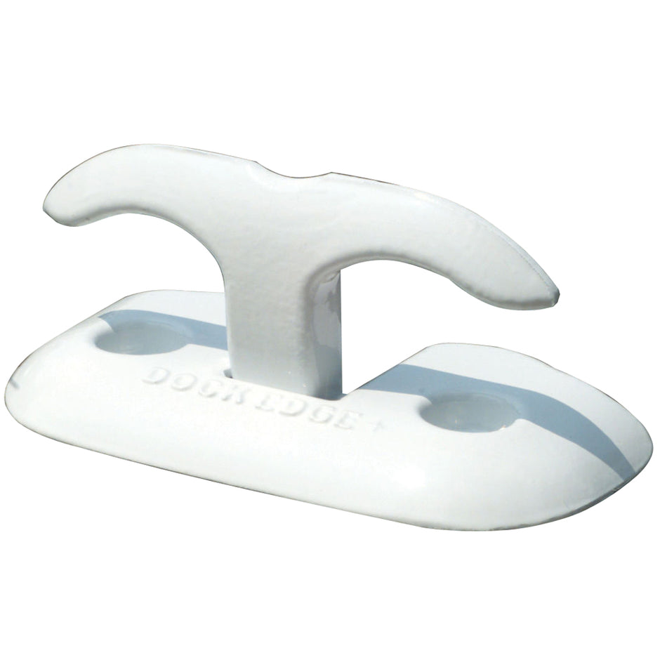 Cornamusa abatible para muelle Dock Edge de 6" en color blanco [2606W-F]