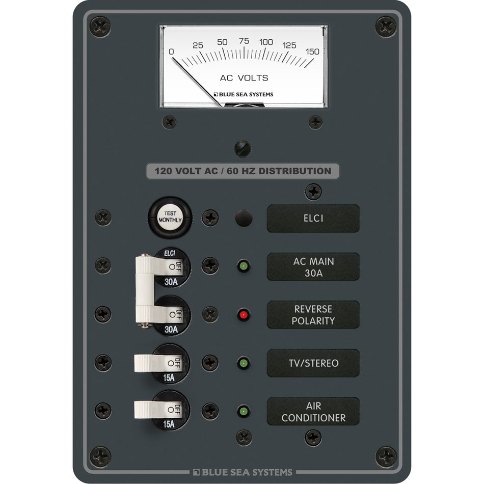 Panel GFCI ELCI 8102 de Blue Sea, CA, 2 posiciones [8102]