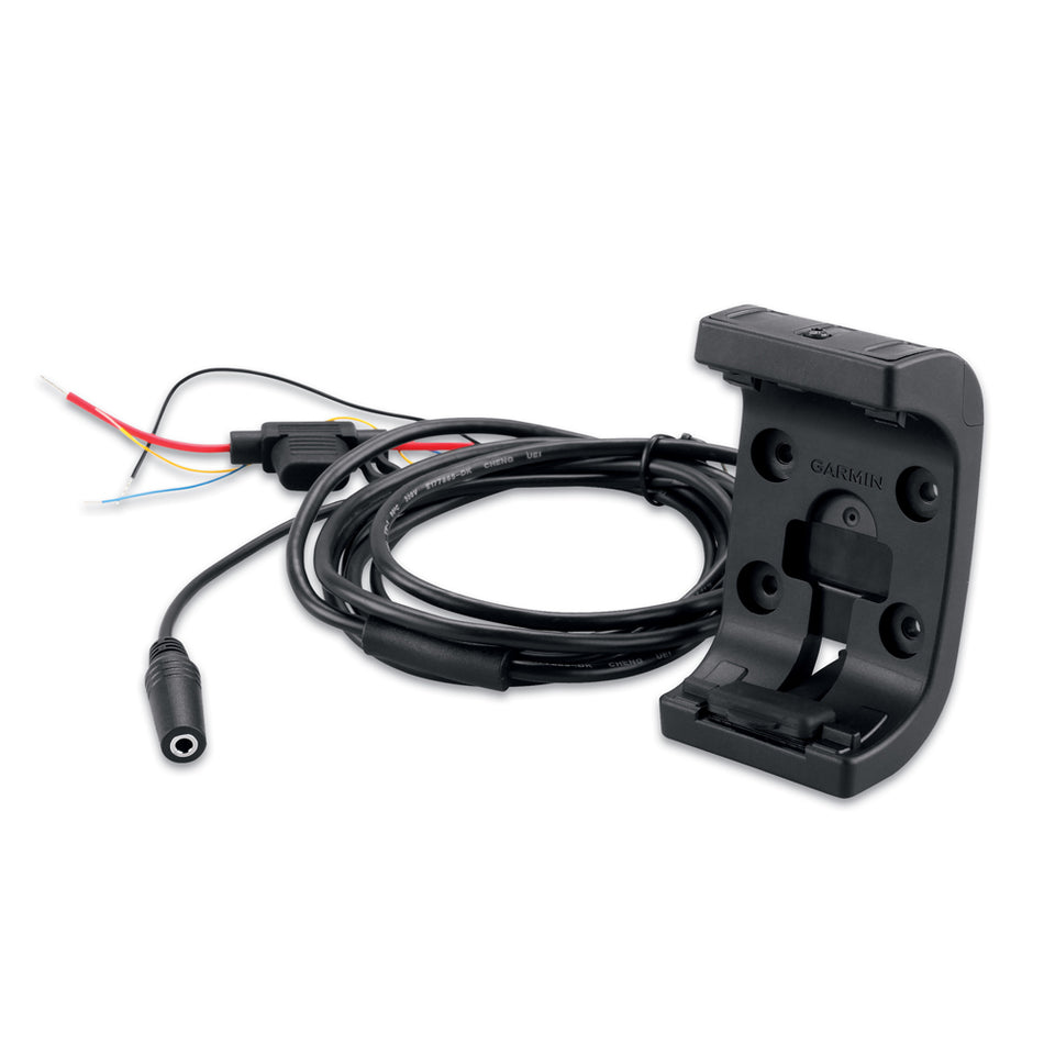 Soporte resistente AMPS de Garmin con cable de audio y alimentación para la serie Montana [010-11654-01]