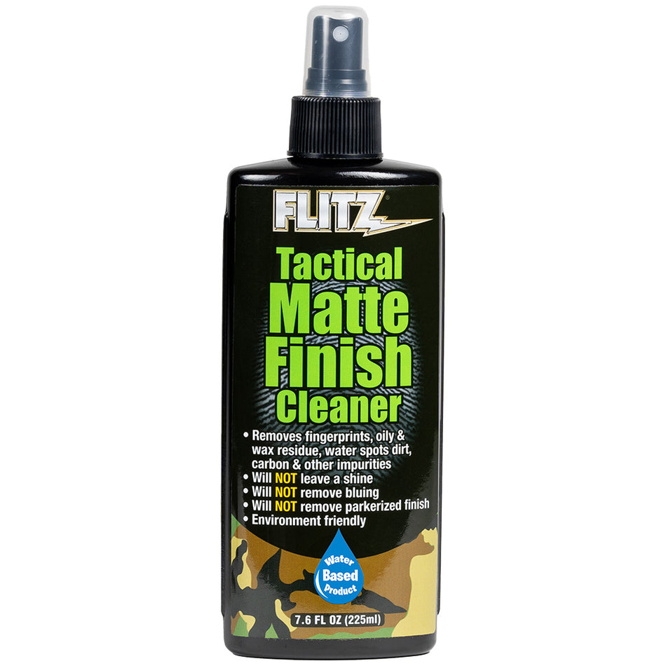 Limpiador de acabado mate táctico Flitz - Spray de 7,6 oz [TM 81585]