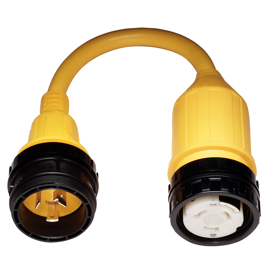 Adaptador de cable flexible Marinco 117A: conector hembra de 50 A a conector macho de 30 A [117A]