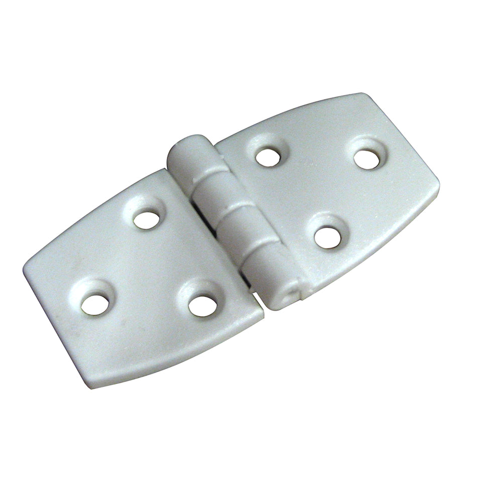 Bisagra para puerta Whitecap - Nailon blanco - 1-1/2" x 3" [S-3031]