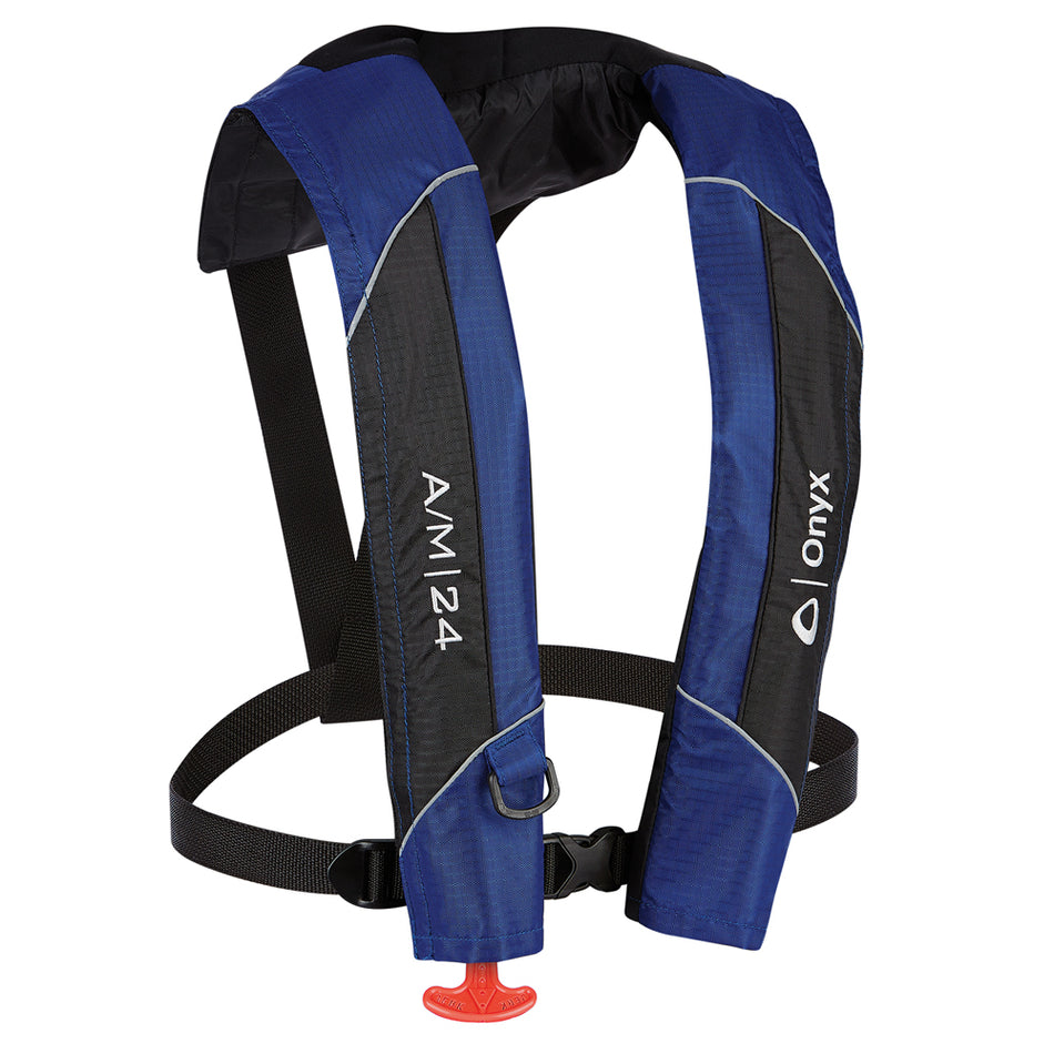 Chaleco salvavidas inflable automático/manual Onyx A/M-24 - Azul [132000-500-004-15]