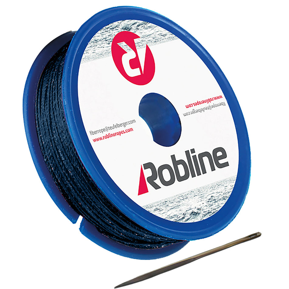 Kit de hilo de batir encerado Robline - 0,8 mm x 40 m - Azul marino oscuro [TY-KITBLU]