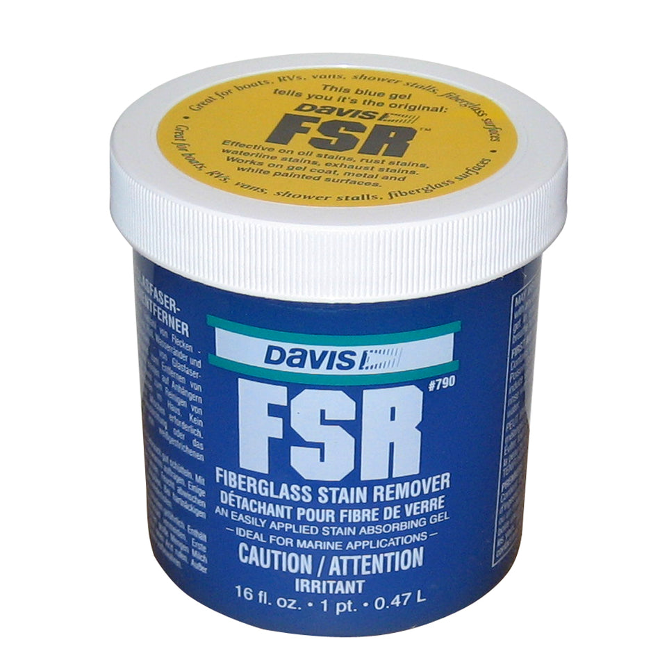 Quitamanchas para fibra de vidrio Davis FSR - 16 oz [790]