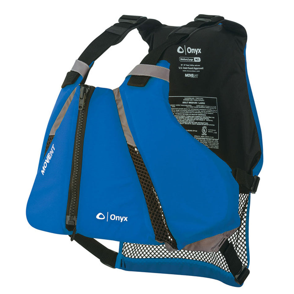 Chaleco salvavidas deportivo Onyx MoveVent Curve Paddle - XS/S - Azul [122000-500-020-16]