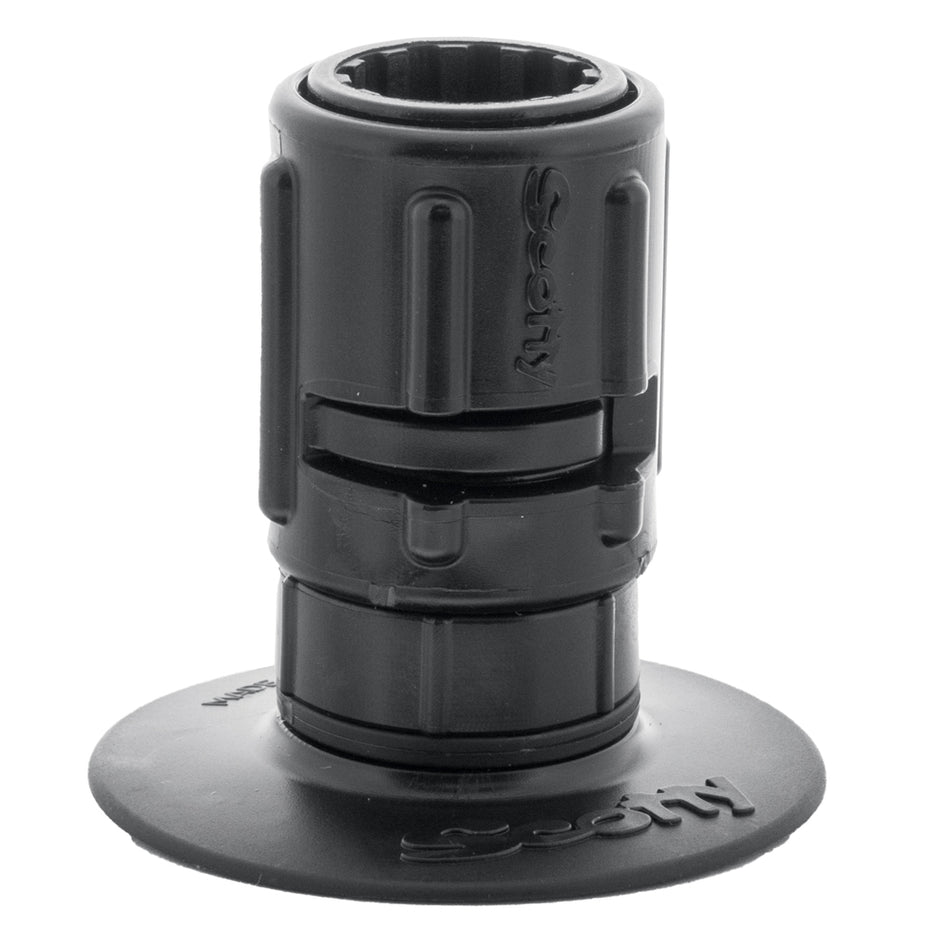 Soporte adhesivo Scotty 448 con adaptador para cabezal de engranajes - Almohadilla de 3" [0448-BK]