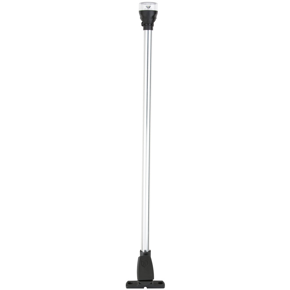 Linterna plegable Attwood LightArmor de 12" y 2 nm con base con cierre de leva [5557-P12A7]