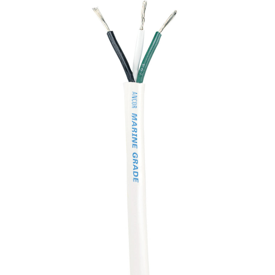 Ancor White Triplex Cable - 12/3 AWG - Round - 250' [133325]