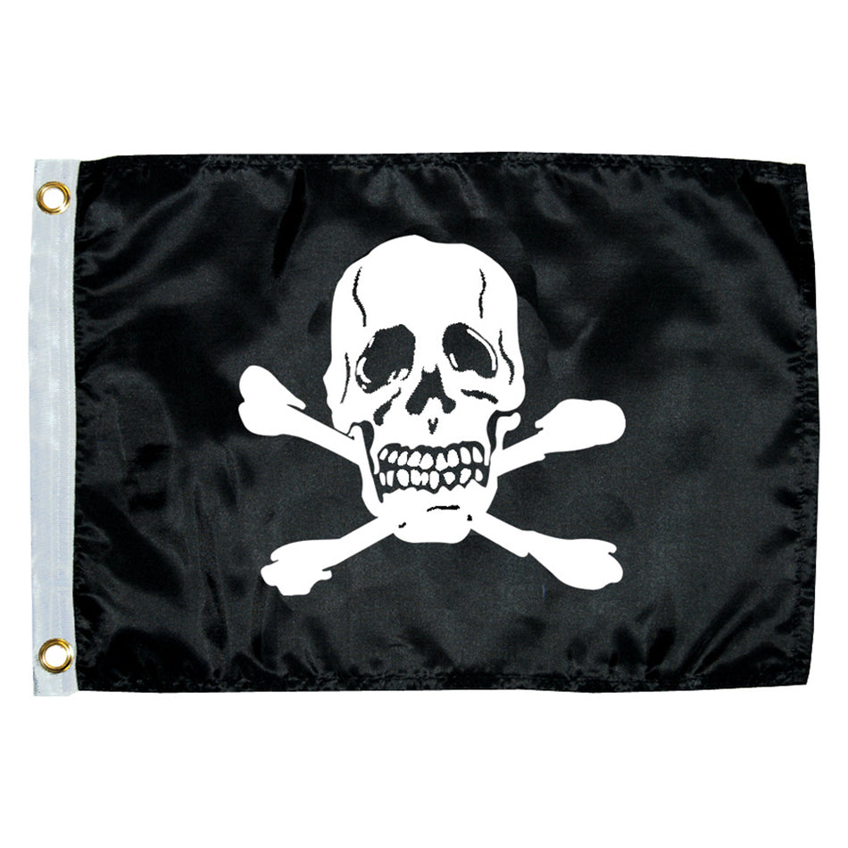 Bandera Jolly Roger de 12" x 18" hecha a medida [1818]