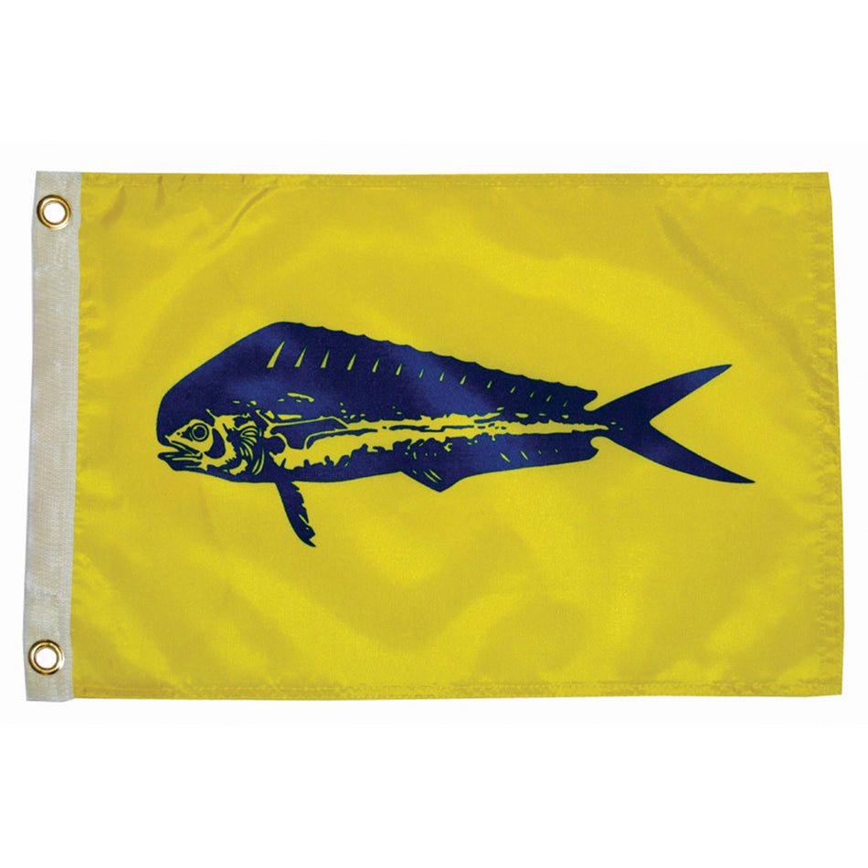 Bandera de delfines de 12" x 18" hecha a medida [4218]