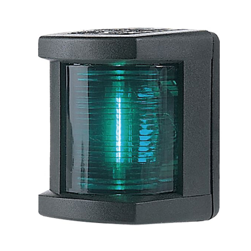 Lámpara de navegación de estribor Hella Marine - Incandescente - 1 nm - Carcasa negra - 12 V [003562025]