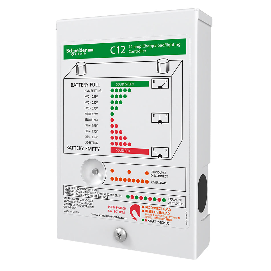 Controlador de carga solar Xantrex serie C: 12 amperios [C12]