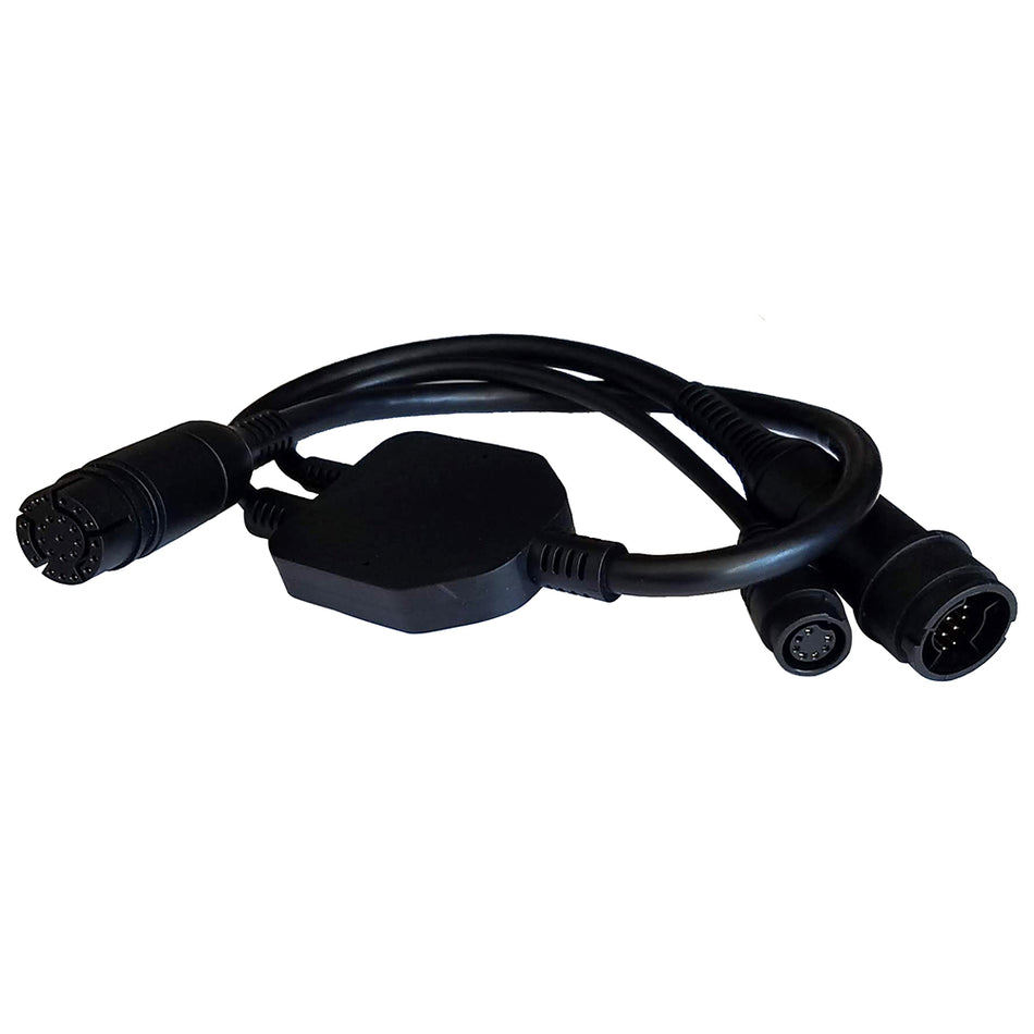 Cable adaptador Raymarine de 25 pines a 25 pines y 7 pines: cable en Y a RealVision Embedded 600 W Airmar TD a Axiom RV [A80491]