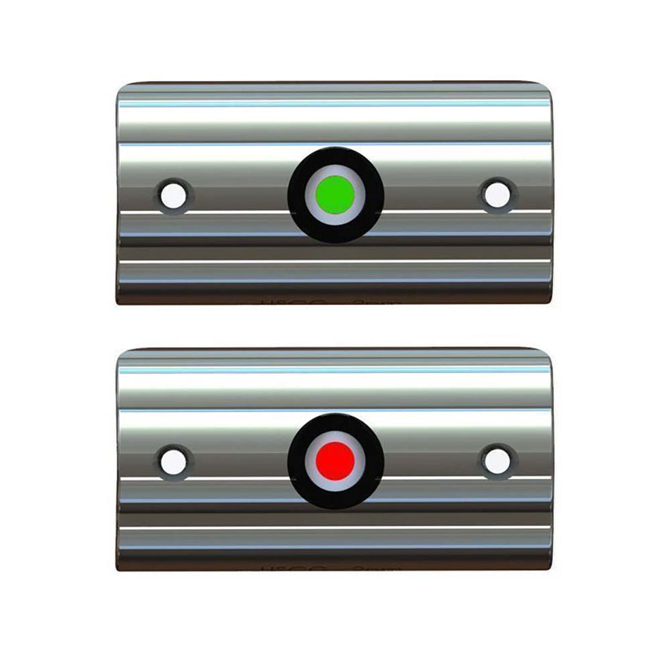 Luces de navegación TACO montadas sobre riel para embarcaciones de hasta 30 pies (incluye babor y estribor) [F38-6602-1]