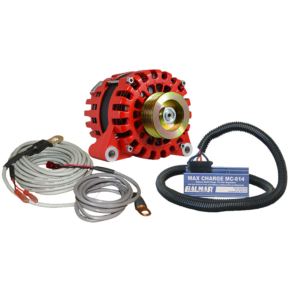 Sensor de temperatura del regulador de polea serpentina del alternador Balmar Vortec K6 - 170 A - 12 V [XT-VT-170-K6-KIT]