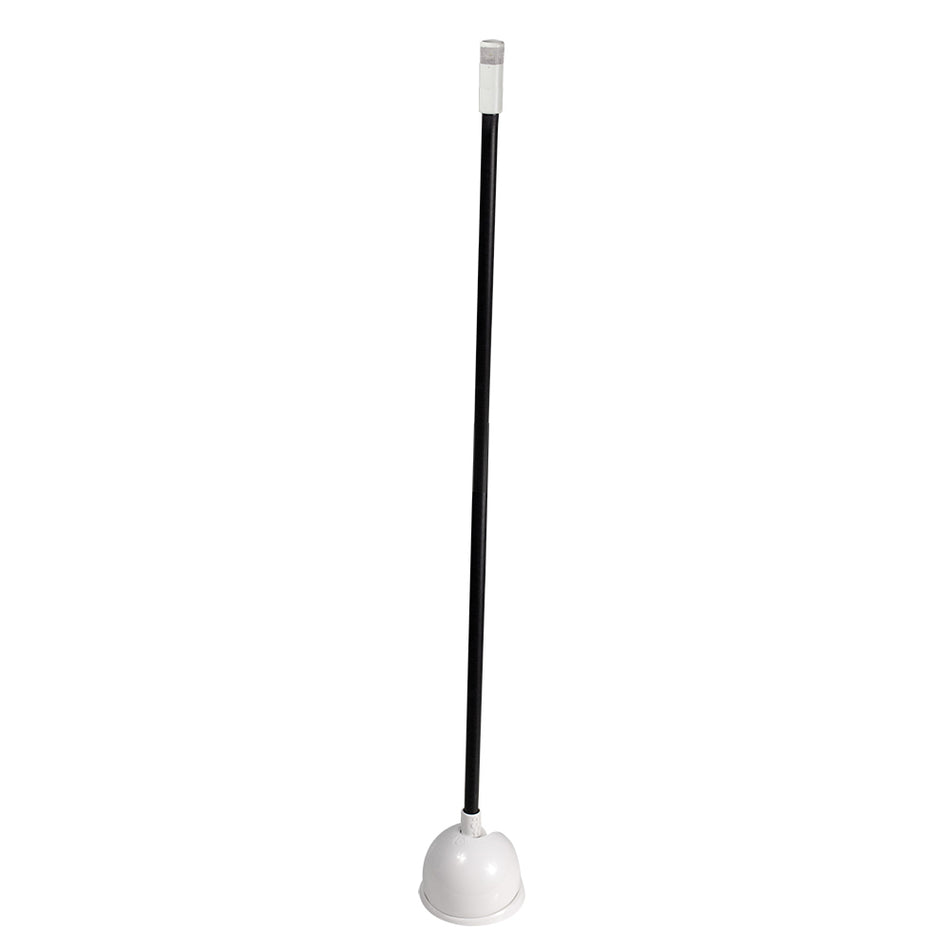 Luz de anclaje Lumitec Contour de 39", eje negro y base blanca [101584]