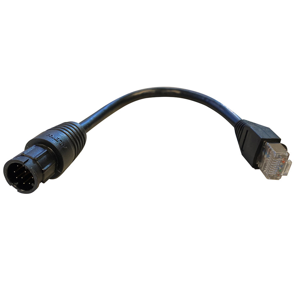 Cable adaptador RayNet de Raymarine, 100 mm, conector macho RayNet a RJ45 [A80513]