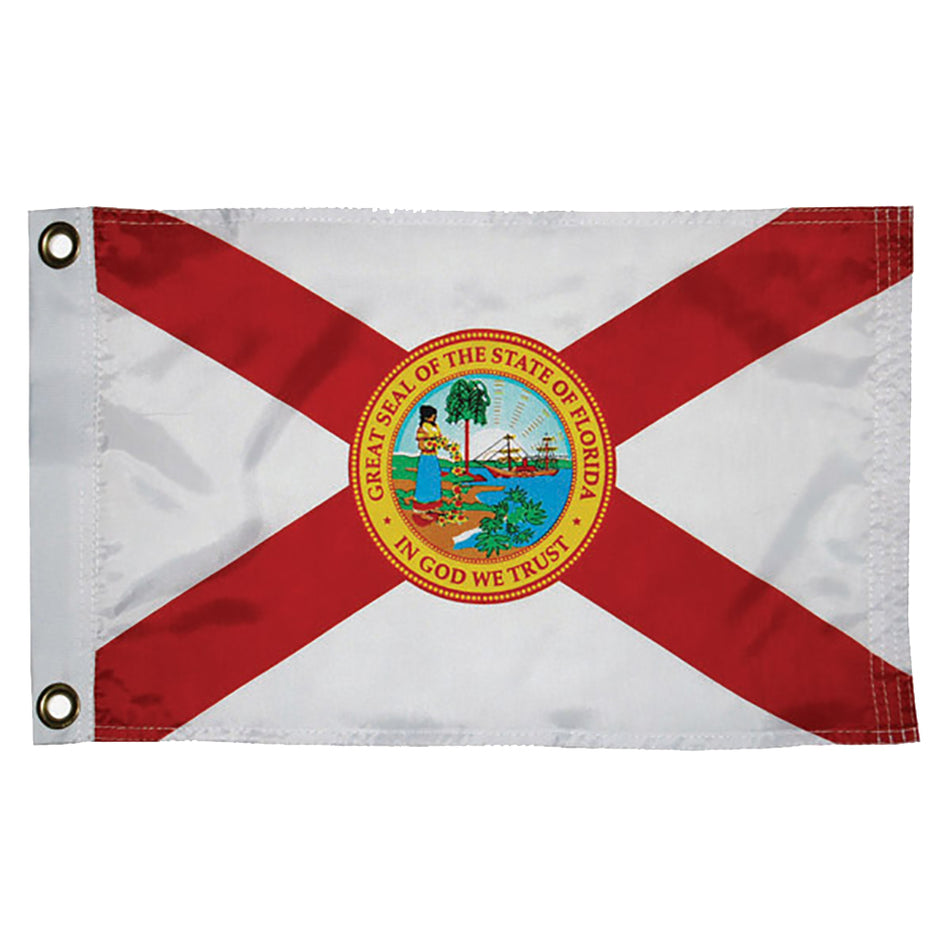 Bandera de nailon de Florida, fabricada por Taylor Made, de 12" x 18" [93096]