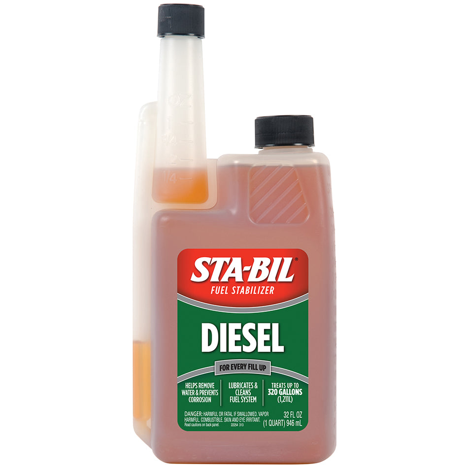 Estabilizador de combustible y mejorador del rendimiento STA-BIL Diesel Formula - 32 oz [22254]