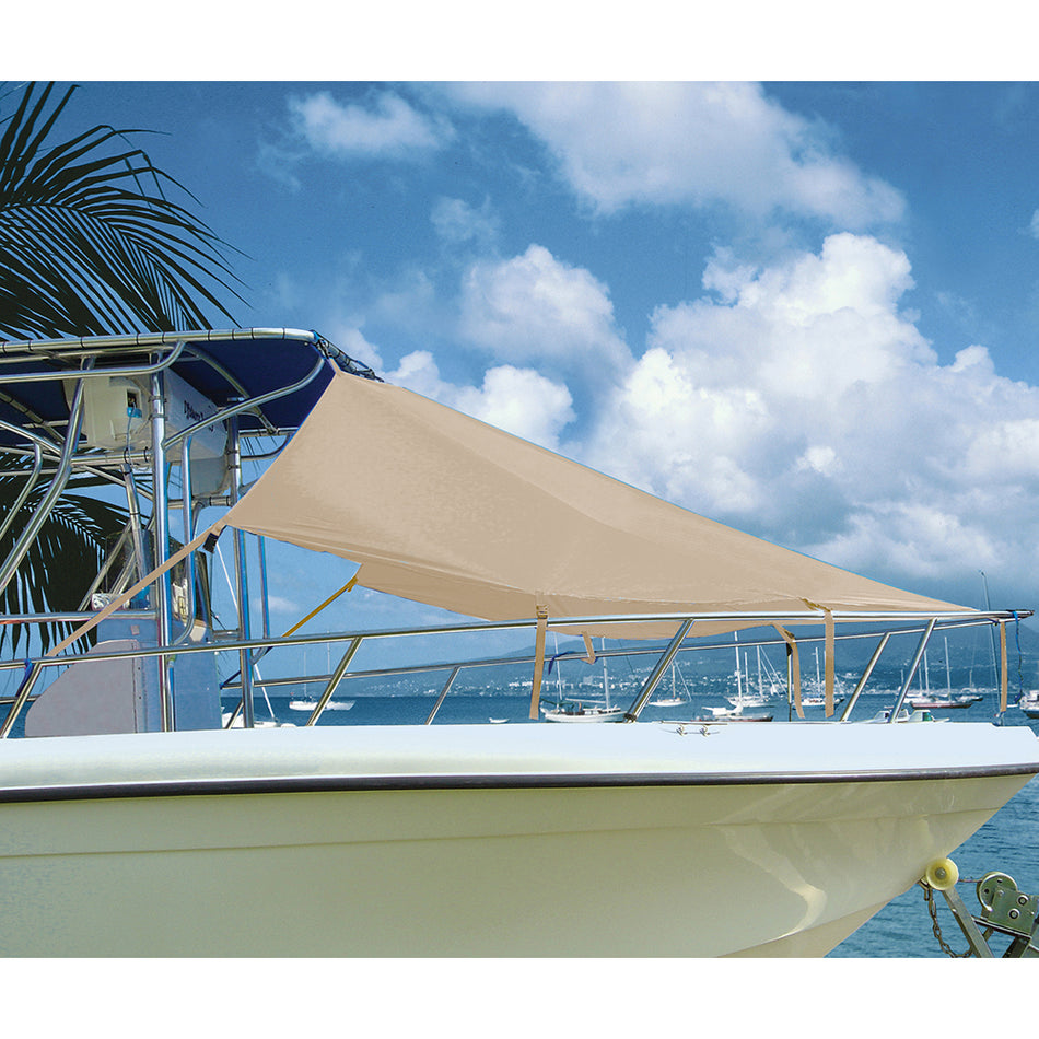 Toldo T-Top Bow de Taylor Made, 6 de largo x 90" de ancho, color arena [12004OS]