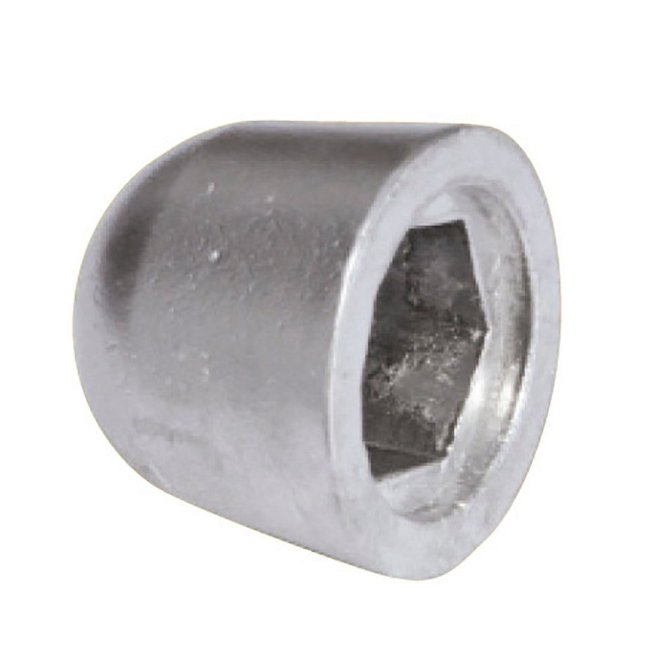 Ánodo de potencia lateral con tuerca de zinc Tecnoseal para hélices de propulsión de proa Sleipner HYD SH160 SP125T-285TC, SE120, SE150, SP220/300 [02480]