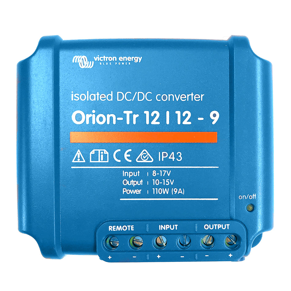 Convertidor CC-CC Victron Orion-TR de 12 V CC a 12 V CC, 9 A, aislado [ORI121210110R]