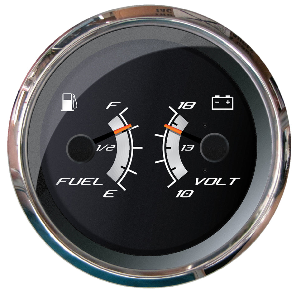 Voltímetro multifunción de nivel de combustible Faria Platinum de 4" [22013]