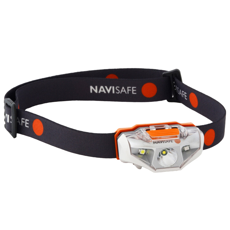 Linterna frontal LED impermeable IPX6 de Navisafe [220-1]