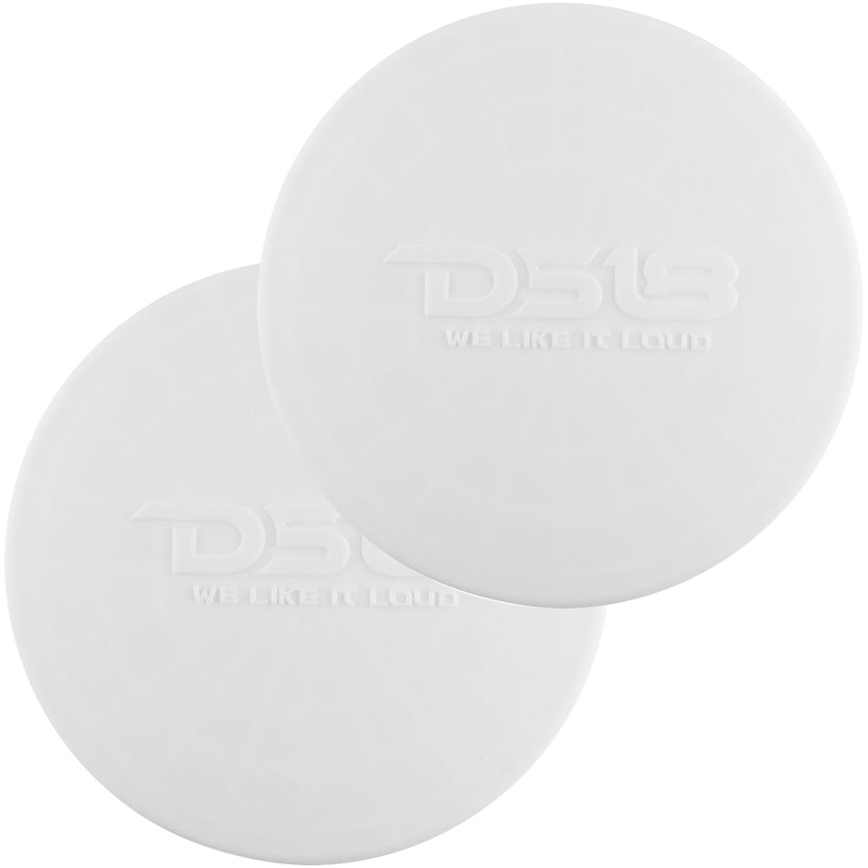 Funda de silicona para altavoces marinos DS18 para altavoces de 6,5" - Color blanco [CS-6/WH]