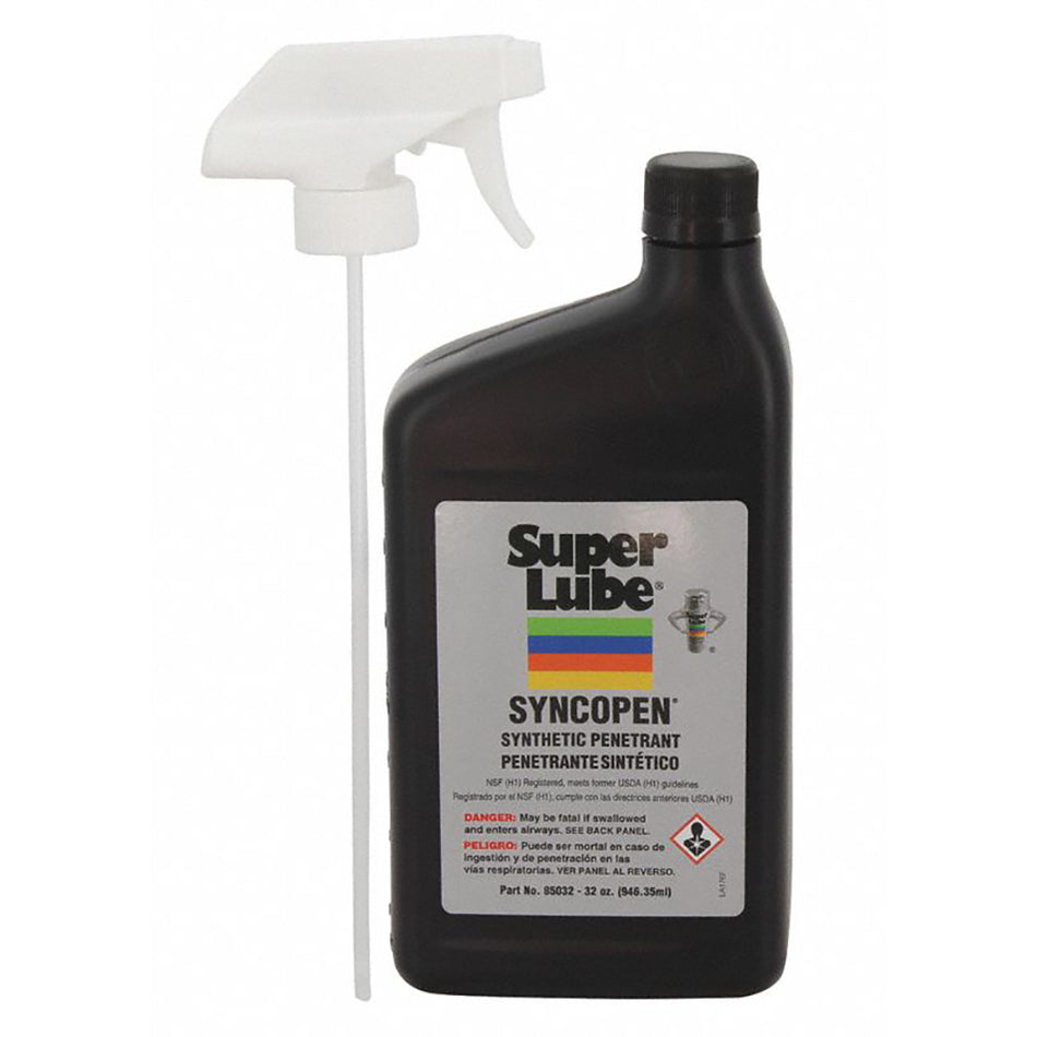 Penetrante sintético Super Lube Syncopen (sin aerosol) - Pulverizador con gatillo de 1 qt [85032]