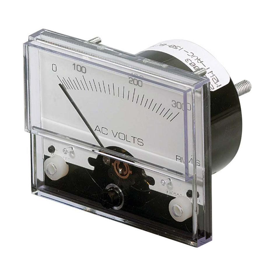 Voltímetro de CA Paneltronics de 1-1/2" 0-300 V CA analógico [289-050]