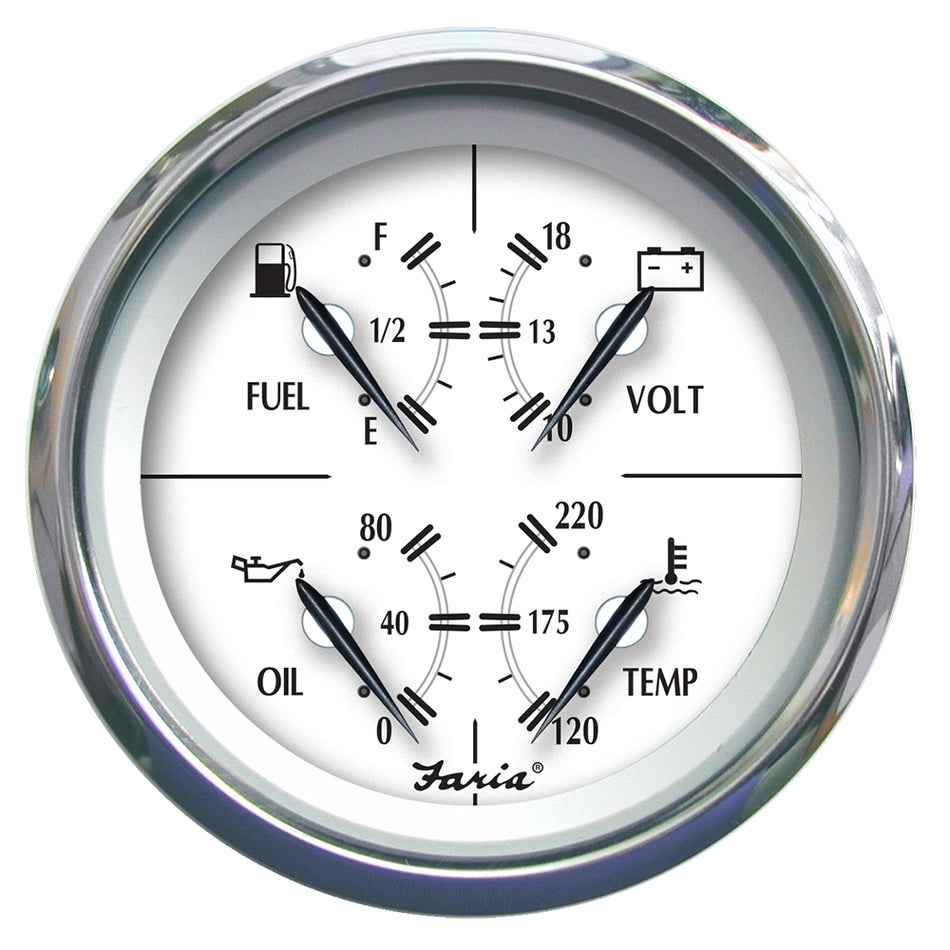 Calibre multifunción Faria Newport SS de 4" [45012]