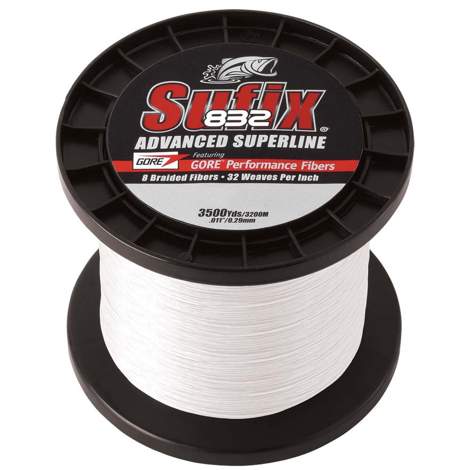 Sufix 832 Advanced Superline Braid - 30 lb - Ghost - 3500 yardas [660-430GH]